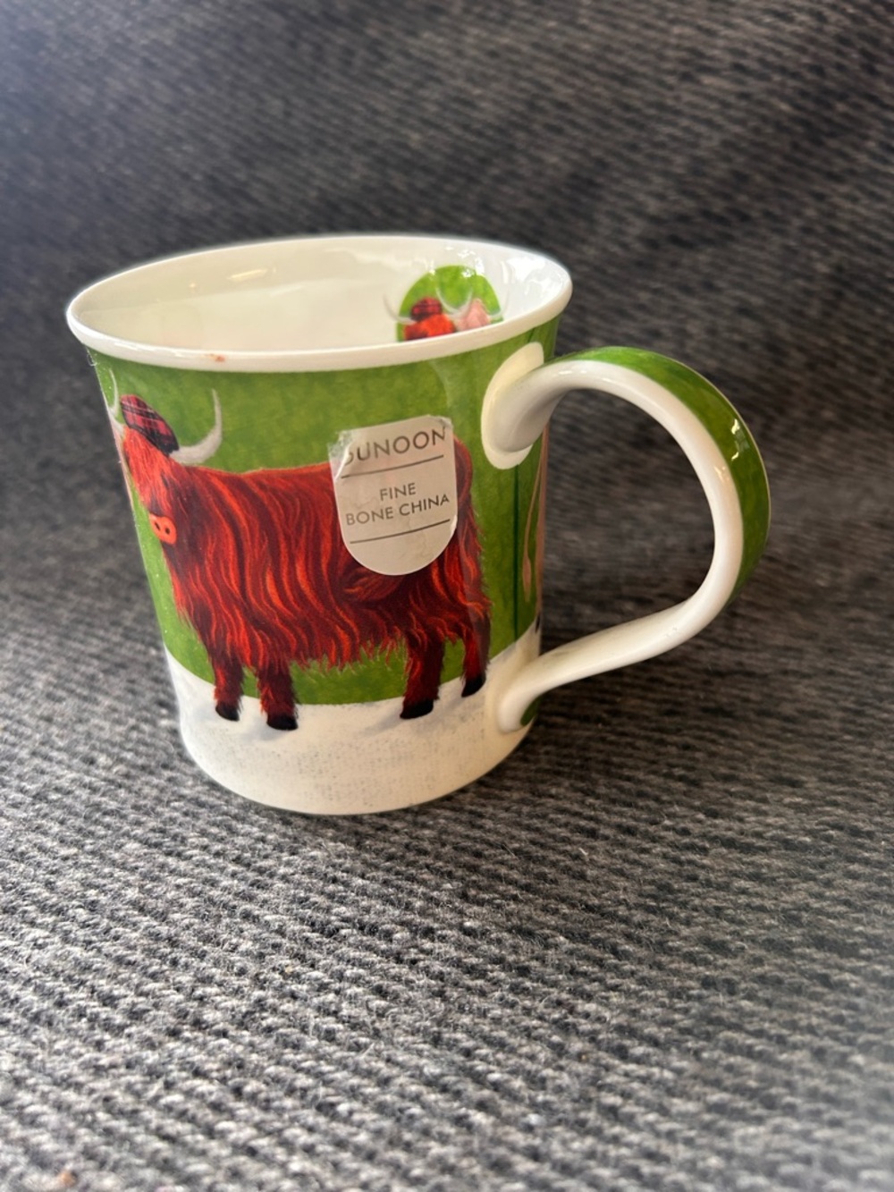 DUNOON ORKNEY Shaggy Tails Highland Cow Bone China Mug  #1025254